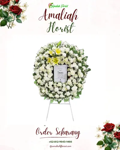 Krans Bunga Duka Cita di Gerendong