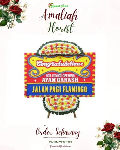 Bunga Papan Congratulation di Gerendong